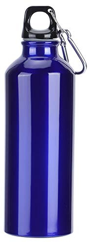 Pilipane Borraccia sportiva in alluminio, 500 ml, 750 ml, grande capacità, per palestra, fitness, ciclismo, escursionismo, arrampicata, viaggi, blu, leggera e facile da trasportare (500 ml)