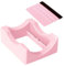 Silica Gel Cup Cradle, Sturdy Tumbler Cradle Holder, Cup Holder for Desk, Silicone Anti-Slip Tumbler Holder with Built-in Slot and Decal Scraper, Small Tumblers Stand for Glass Arts Crafts