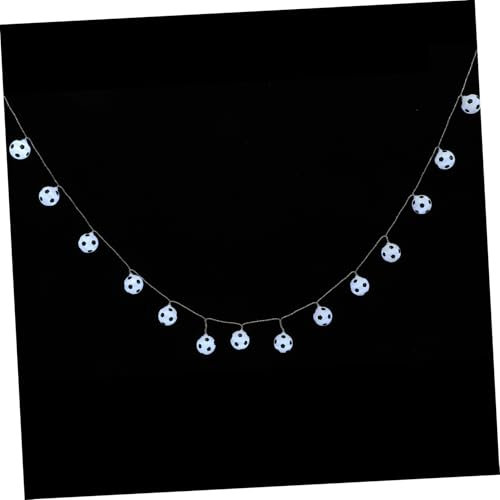 Ciieeo Fußball-lichterkette Mit Led-lichtern Dekorative Party-lampe Für Outdoor-events Schlafzimmer Und Garten Perfektes Für Fußballfans Und Geburtstagsfeiern Funkelnde