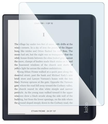KARYLAX - Protection d'écran en Verre Flexible, Dureté 9H, Anti-Rayures, Film Protecteur Compatible pour Liseuse Kobo Sage- Liseuse eBook 8