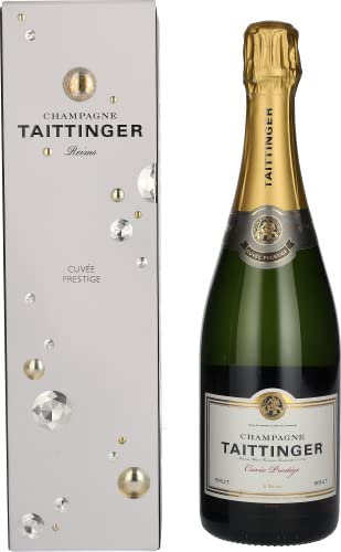 Taittinger Champagne Cuvée Prestige Brut 12,5% Vol. 0,75l in Giftbox (Confezione da 6)