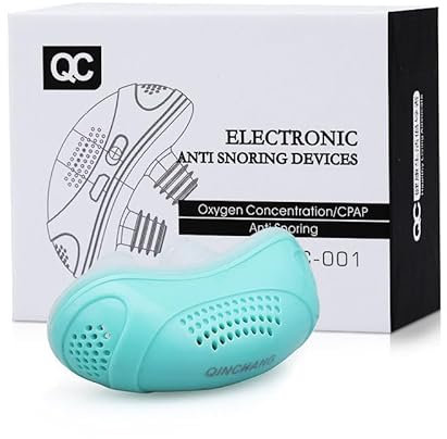 zavando Micro CPAP Anti-Schnarchhilfe Tragbar für Reisen & Zuhause Ohne Maske für Reisen & Zuhause (Grün)