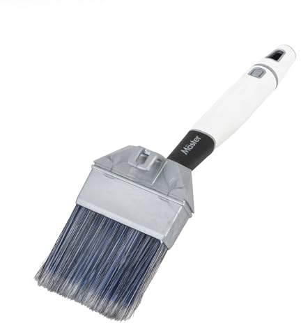 Mäster 3” / 75mm Outdoor Angled Paint Brush – Diamond Durable All-Purpose Exterior Paint Brush for Walls, Fences, Decking & Masonry with Reusable Storage Box