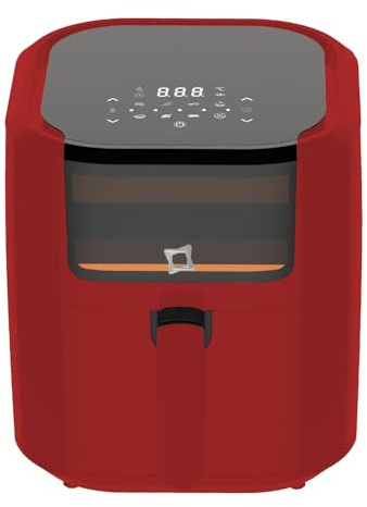 PYRAMIDEA Friggitrice ad Aria 8 Litri First Class Colore Rosso AFST001R