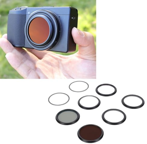 Jectse Kamerafilter-Set, Magnetische Schnellwechselfilter mit ND8 CPL Macro Star Soft Focus Ultra Violet, für Spiegellose Kameras für LX10 für G7X3 für ZV1 für RX100 für GR3