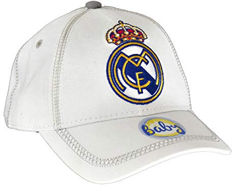 Real Madrid white baby cap