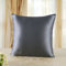 Townssilk 19 Momme 100% Seide Kissenbezug 1 Stück 80x80cm Darkgrey