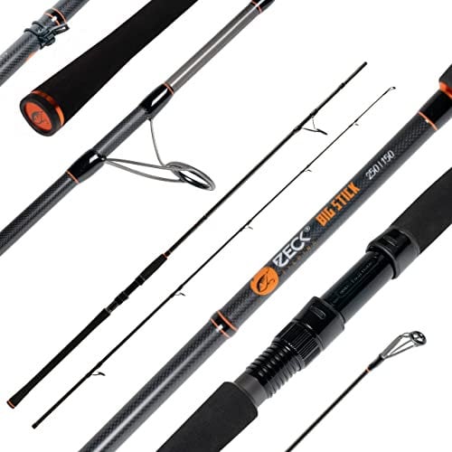 Zeck Big Stick 2,50m 150g - Spinnrute zum Spinnangeln auf Hechte, Hechtrute für große Gummifische & Wobbler, Bigbait Rute, Jigrute
