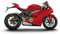 Ducati Panigale V4 Modello Motocicletta Scala 1:18