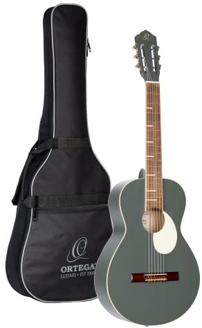 Ortega Guitars Konzertgitarre Full Size - Gaucho Series - Parlor Body - inklusive Gigbag - Kaurifichte (RGA-PLT)