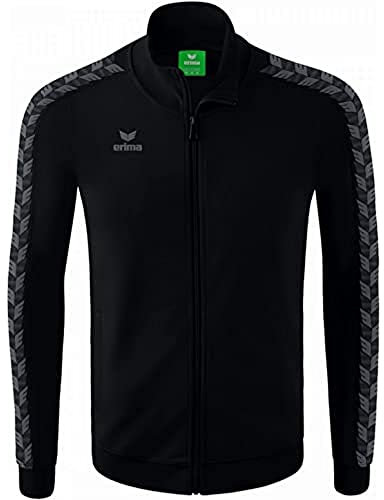 Erima Herren Essential Team Tracktop Jacke (2032207), schwarz/slate grey, M