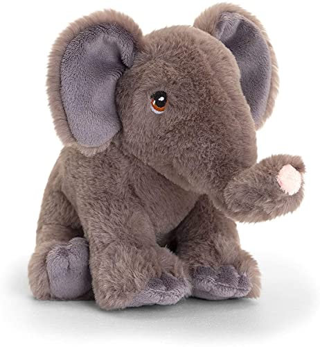 Deluxe Paws Ökologisches Spielzeug aus 100% recyceltem Plüsch (Elefant)