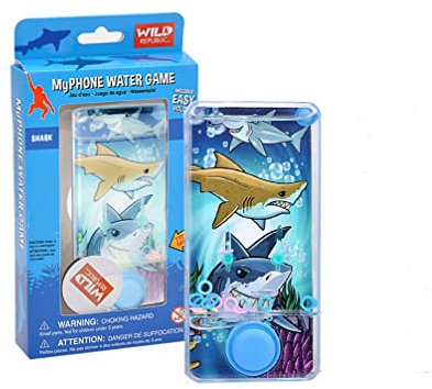 Wild Republic MyPhone Hai, Kinder-Telefon, Wassertelefon-Spiel, Spielhandy, Reisespielzeug, Spiele für die Autofahrt, großartig, um viele Stunden eigenständig zu Spielen, 8