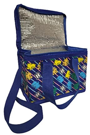 Divas World Harry Potter Insulated Lunch Bag Hogwarts Crest Blue Cool Picnic Bag Kids Children Adult Lunchbag