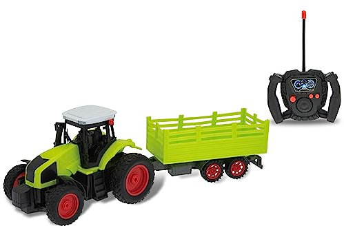 Teorema Giocattoli 67940 Trattore Radiocomandato Rc con Rimorchio Sganciabile