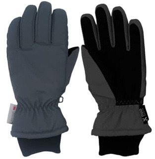 maximo Thermo Fingerhandschuhe Strickbündchen anthrazit Gr 5 (9-10 Jahre) 18103-349500