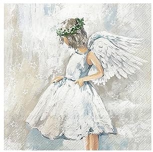 IHR Ideal Home Range - Papierservietten MY ANGEL 20 St. Lunch-Servietten 33 cm x 33 cm