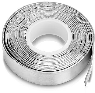 Golf Lead Tape, 2 Grams Per Inch High Density, Add Swing Weight Self-Adhesion for Golf Fishing Tennis Racket Pickleball Paddle(1.27cm x 152cm)
