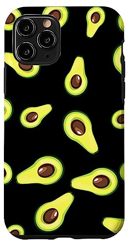 Avocado Muster Schwarz Handyhülle Hülle für iPhone 11 Pro