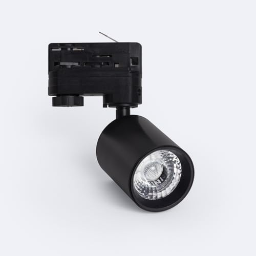 LEDKIA LIGHTING 3-Phasenstromschiene LED-Strahler 10W Dimmbar Mallet Schwarz 4000K Neutralweiß