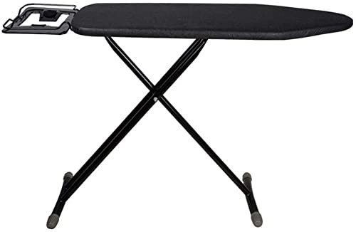 Tabla de Planchar para Ropa, Tabla de Planchar de Metal, Mesa de Planchar Duradera y Firme, con Soporte para Plancha de Vapor (Color : Black, Size : 1203175CM) (Black 120 * 31 * 75CM)