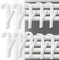 FlyWave Gancho Radiador Toallero 10 Piezas, Blanco Plástico Duro Percha Radiador Toallero, Impermeable y Resistente Colgador Radiador Toallero, Gancho Toallero para Baño Cocina