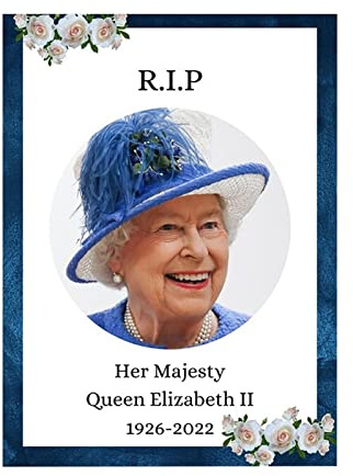 Elizabeth Poster – Sammlerstück 's Memorial Poster – ungerahmte | Posterfarbe, Gedenkposter für Schlafzimmer, Konferenzraum, Badezimmer