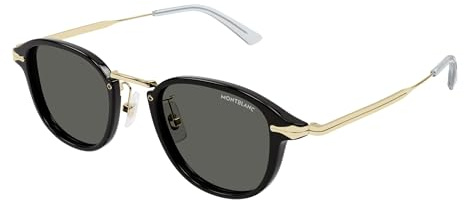Montblanc MB0336S Sonnenbrille für Herren, mehrfarbig, Einheitsgröße