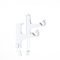 PurLing Lot de 2 supports pour tringle à rideaux sans perçage - Fixation Réglables sur coffre de volet roulant de 14 à 24 cm - Tringles à rideaux Ø20-28mm - Marque française - en Métal (Blanc)