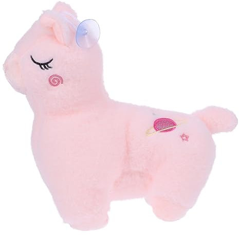 MUSISALY Bambola Di Alpaca Peluche Alpaca Bambola Di Peluche Morbidi Cuscini Peluche Cuscino Animale Cuscino in Alpaca Peluche Di Peluche Di Alpaca Peluche Animale Rosa Cotone Pp