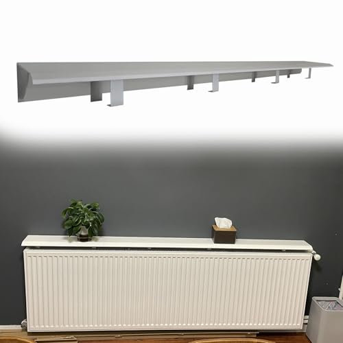 White Radiator Shelf 120CM Long Over Radiator Storage Shelf for Home nization and Decor Fits Radiators 210 40 CM Wide Stylish and Functional Radiator Cover Top Shelf