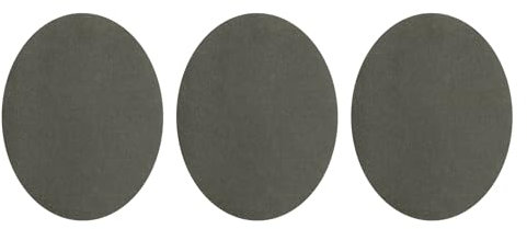 sourcing map 3Pcs Iron-on Patches, Elbow Knee Velvet Patches, Fabric Repair Patches Crafts for Repair Clothing Crafts Sweater Pants Shirts, 6x4 Inch Gray