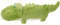 Abaodam Kopfkissen Kuscheltier Toys Geburtstagsgeschenk für Kinderzimmer Dekoration gefüllte Krokodilpuppe Krokodil Puppe Kinderpuppe Krokodil PP Baumwolle Green