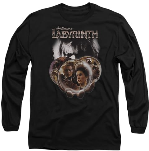 Jim Henson - Labyrinth Labyrinth Globes Unisex Long Sleeve T Shirt, Black