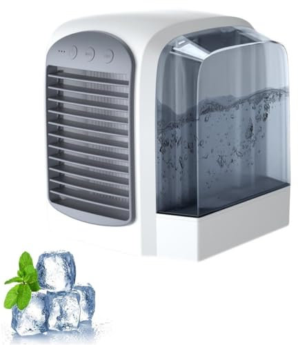 BOWTONG Breeze Box Air Conditioner, Breezebox Fan, Breeze Box Portable Ac, Fast Cooling with Dynamic Ice Mist Technology for Bedroom Office Home Use