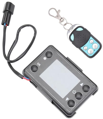 Vaguelly Autoheizung Ersatzteil Lcd Monitor mit Fernbedienung 12v/24v Steuerung für Auto Lkw Standheizung
