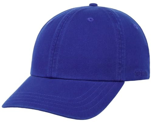 STETSON Casquette Rector Femme/Homme - Protection UV de Soleil Boucle en métal, avec visière Printemps-été - Taille Unique Bleu Saphir