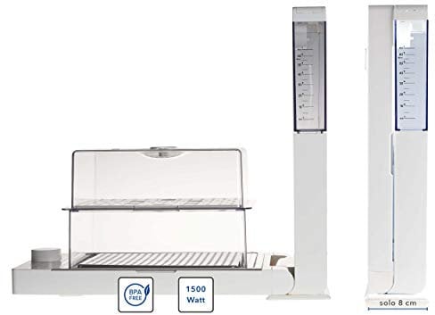 VIVO Vapo Jet | Vaporiera Istantanea, Salva Spazio, Vaporiera Elettrica | Cottura al vapore, utile anche per sterilizzare