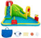 COSTWAY Castillo Hinchable para Niños, Parque Inflable sin Soplador, Castillo Inflable con Tobogán Seco/AcuáTico, Grande para Niños para Jardín Exterior Interior, 400 x 335 x 230 cm