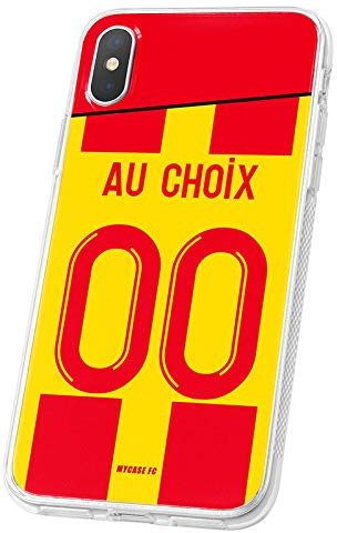 MYCASEFC - Cover di calcio personalizzabile per smartphone Wiko Lenny 3, in silicone, personalizzata, realizzata in Francia in TPU