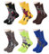 FEIDIAO Ninja Socken Outdoor Wear Kakashi Laufstrümpfe Feuchtigkeitsaufnahme Trocknen Funktionelle Socken Mittellange Sportsocken Ninja Uchiha Herrensocken 6 Paar Set