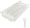 MEKEET White Multi-Purpose Cable Ties, Cable Ties Reusable, Nylon Zip Ties, Tie Wraps Heavy Duty, Secure Self-Locking Mechanism, for Household, Office, Garden and DIY