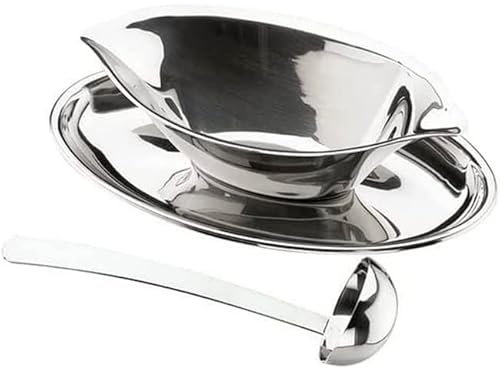 Suinga Salsera Luxe Con Cuchara - Acero Inoxidable
