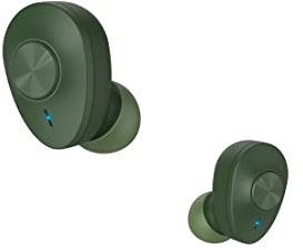 Hama Bluetooth Kopfhörer „Freedom Buddy“ (True Wireless, TWS, In Ear Kopfhörer, Wireless Kopfhörer, kabellos, Bass Boost, Kopfhörer kabellos, Earbuds, Sprachsteuerung, mit Ladebox) grün