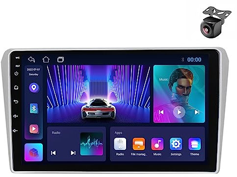 Android 12 Car Radio para 2 DIN de Coche NAVEGACIÓN con Pantalla Táctil 9 Pulgadas Reproductor Multimedia Autoradio Estéreo Car-Play (M100S 4core 1+16G)