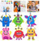 GAROMIA 6 Monster Bastelset Kinder 5 6 7 8 9 Jahre Basteln DIY Kindergeburtstag Fensterbilder Kreativsets Monsters Bastelsets Basteln Deko Weihnachten Kinder Junge Mädchen