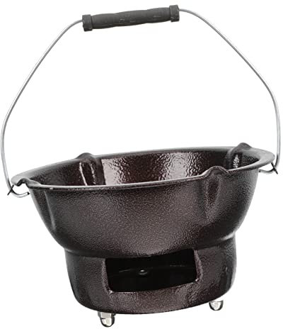 Yardwe 1 Satz Kohleofen Camping-holzofen Hibachi Grillkohle Hibachi-grill Grillofen Grillbrenner Trinkbare Öfen Grillständer Für Den Außenbereich Tischgrill Holzkohle Picknickkocher Eisen