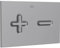 ROCA A890185002 PL6 ONE DUAL Pulsador Placa de Accionamiento Lacado Gris Posterior a 2021