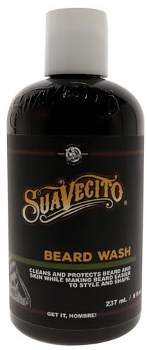 Beard Wash by Suavecito for Men – 8 oz Beard Wash