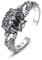 CELESTIA Vintage Löwenring Ringe Frauen Ring Silber 925 Offener Silberring Damen Fingerring Verstellbare Gothic Schmuck Aesthetic Ausgefallene Geschenk für Frauen Coole
